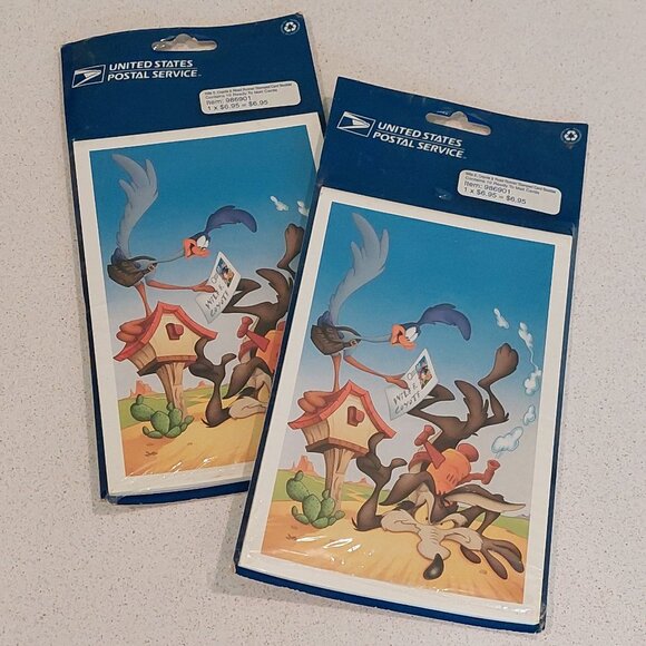 USPS Warner Brothers Road Runner & Wile E. Coyote Postcards from Year 2000 - Picture 1 of 14
